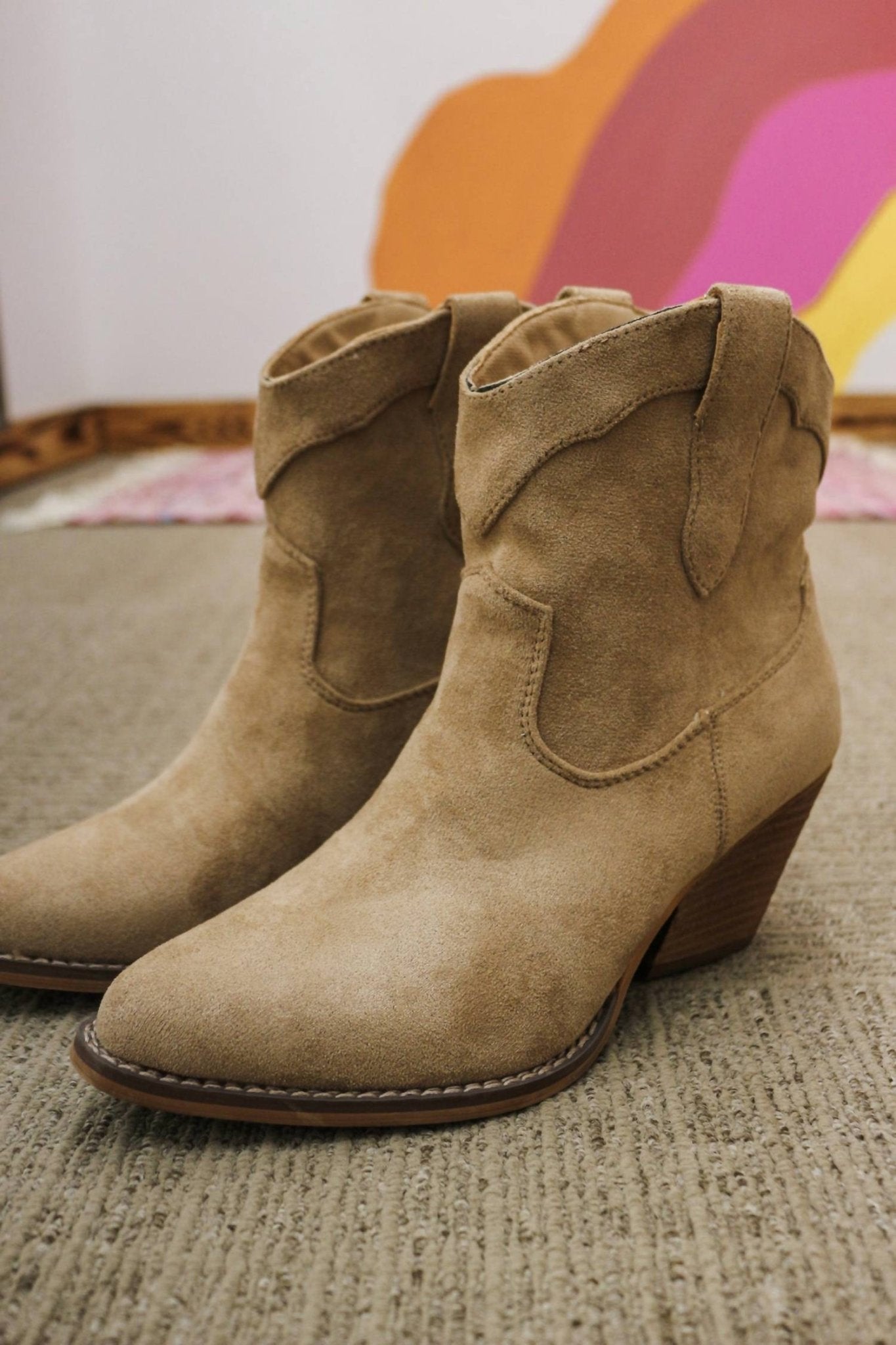 Very G - Women's Deirdra Ankle Bootie - ankle - boots - beige - booties