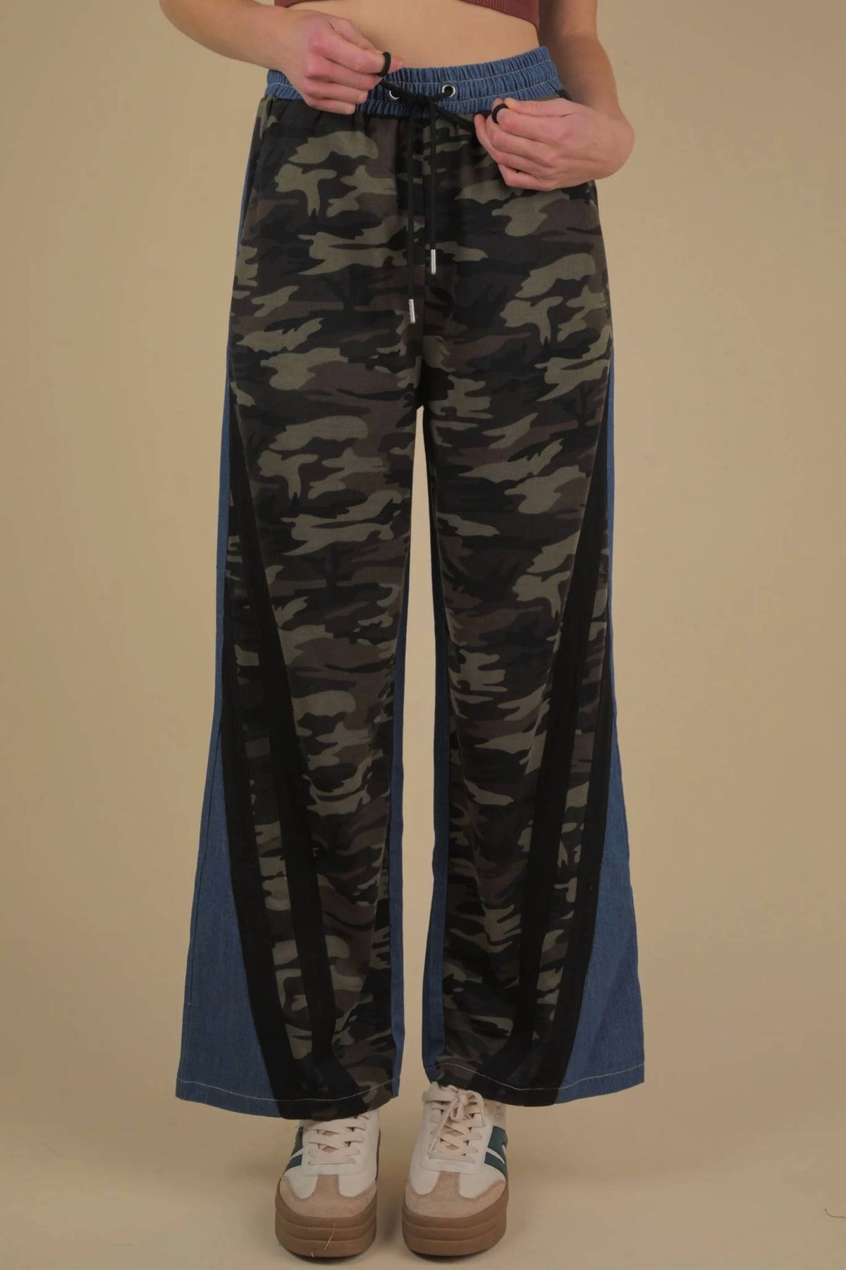 Very J - Denim Terry Knit Pants