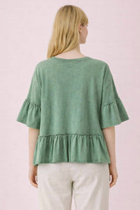 Very J - Ruffle Bottom Top