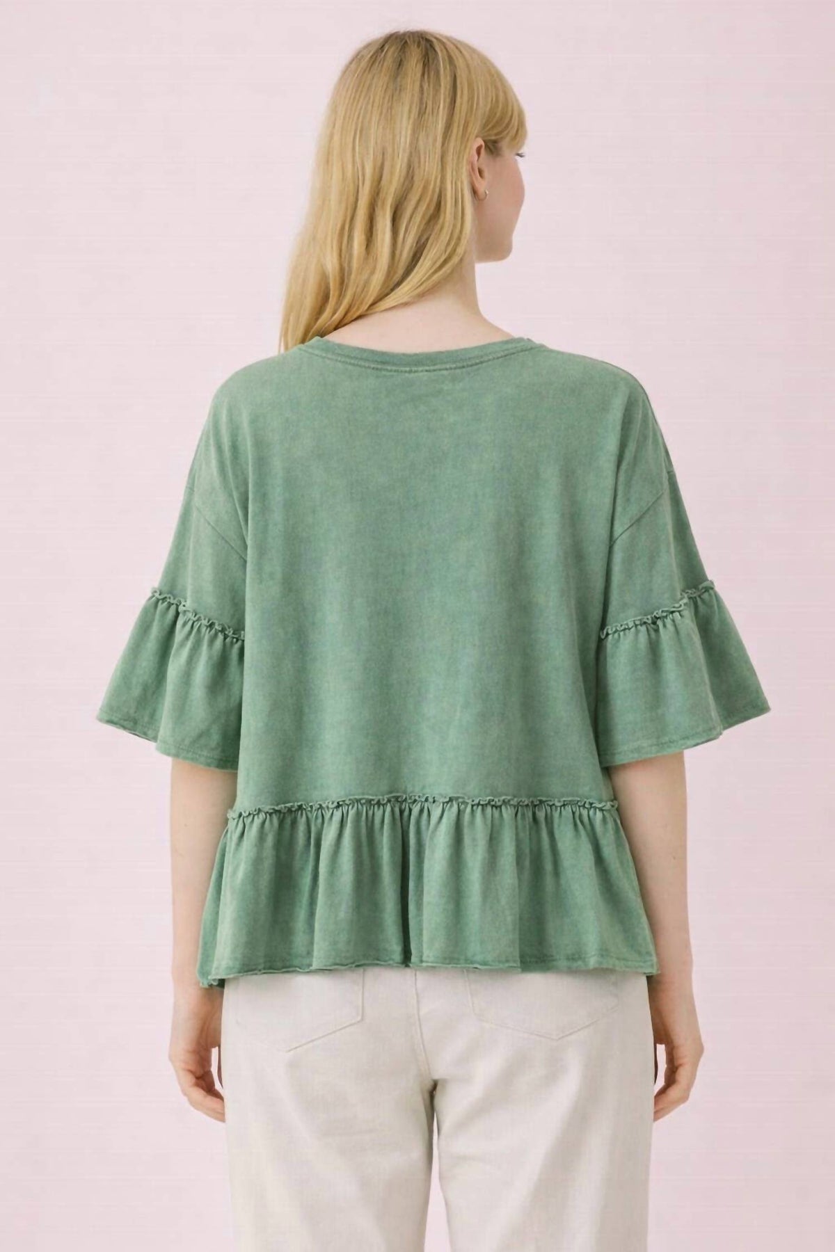 Very J - Ruffle Bottom Top
