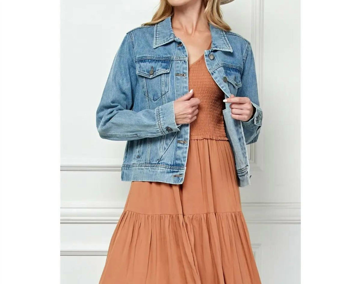 Veveret - Cropped Denim Jacket