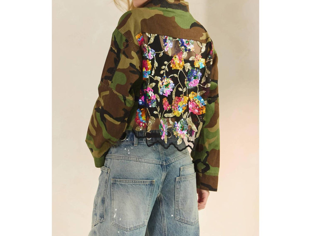 Veveret - Sequins Contrast Jacket