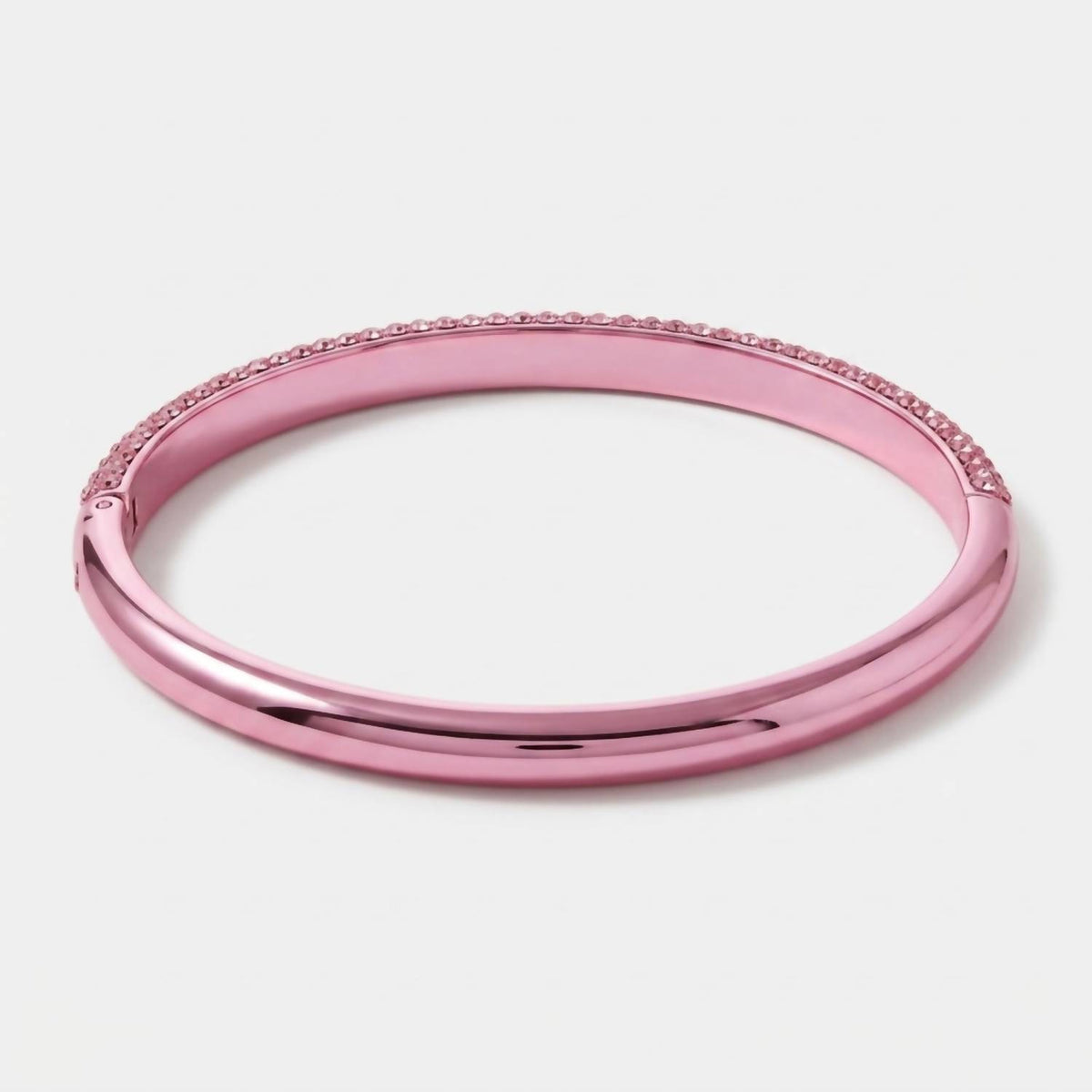 Via Saviene - Half Pave Hinged Bangle