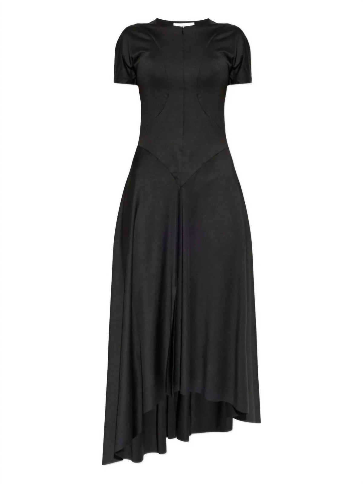 Victoria Beckham - Fluid Drape Asymmetric-hem Midi Dress