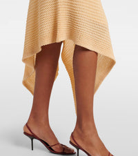 Victoria Beckham - Knitted Asymmetric Midi Skirt