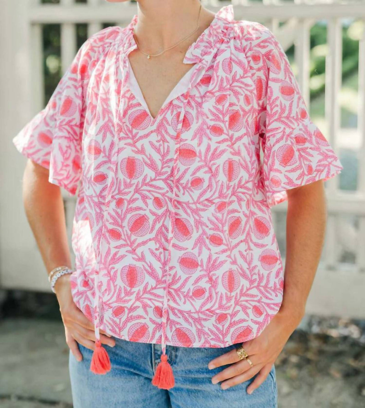 Victoria Dunn - Bristol V-neck Blouse