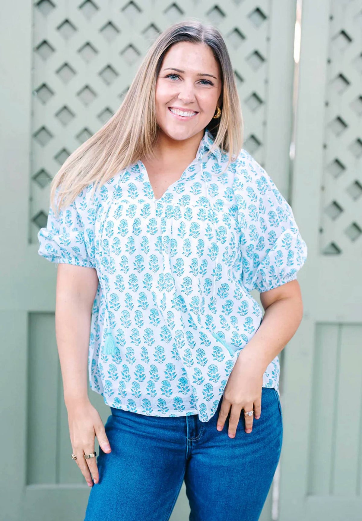 Victoria Dunn - Middleton Ruffle Collar Blouse