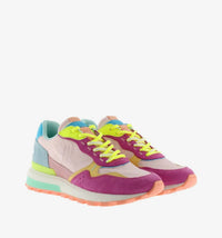 Victoria - Women's Luna Sneaker - leather - pink - shoes