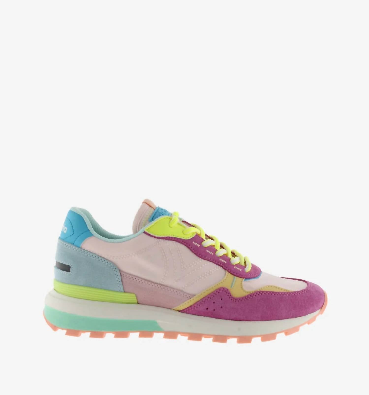 Victoria - Women's Luna Sneaker - leather - pink - shoes