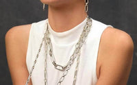 Vidda - Women's Chic Necklace - jewelry - necklaces - silver
