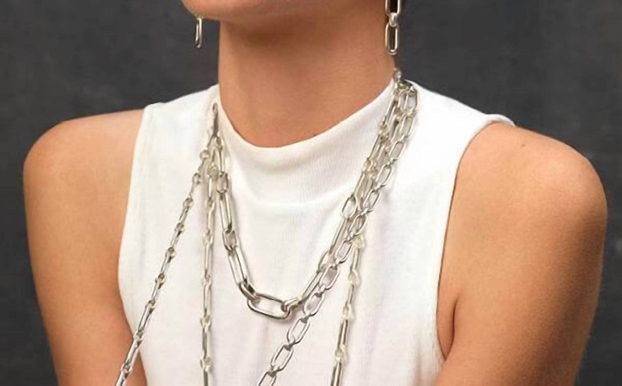 Vidda - Women's Chic Necklace - jewelry - necklaces - silver
