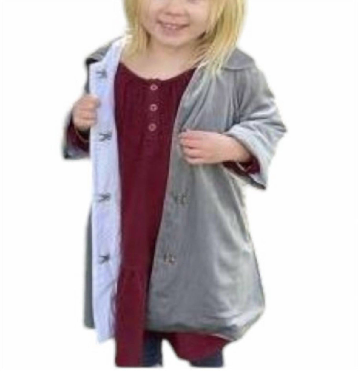 Vignette - Girl's Jane Velvet Coat