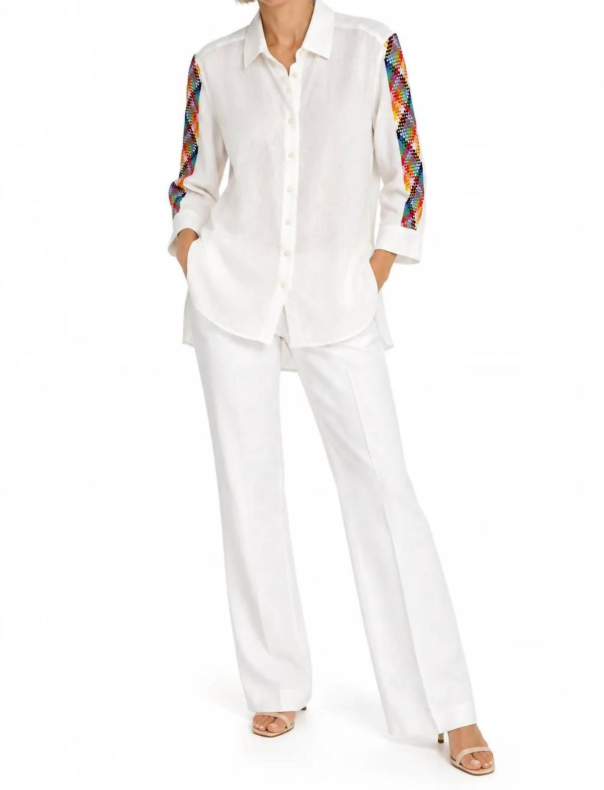 Vilagallo - Braided Wonder Button Front Shirt