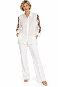Vilagallo - Braided Wonder Button Front Shirt