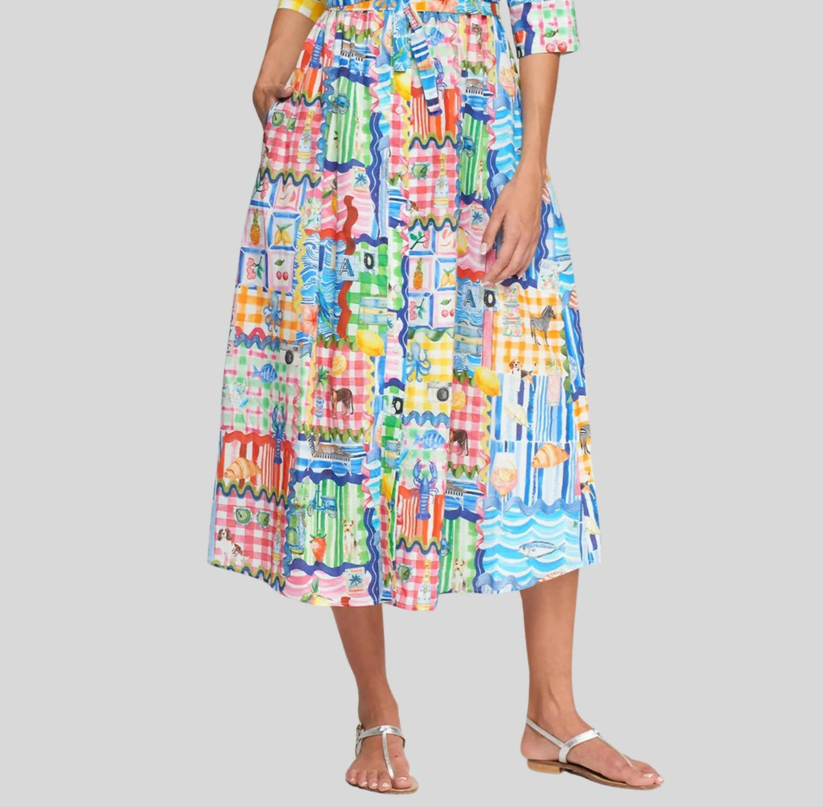 Vilagallo - Brenda Printed Shirtdress