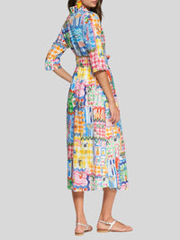 Vilagallo - Brenda Printed Shirtdress