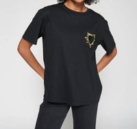 Vilagallo - Corazon Heart Embellishment Tee