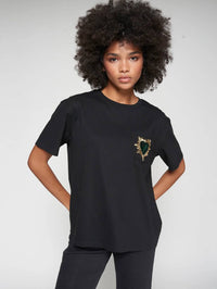 Vilagallo - Corazon Heart Embellishment Tee