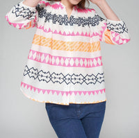 Vilagallo - Drew Bordado Neon Top