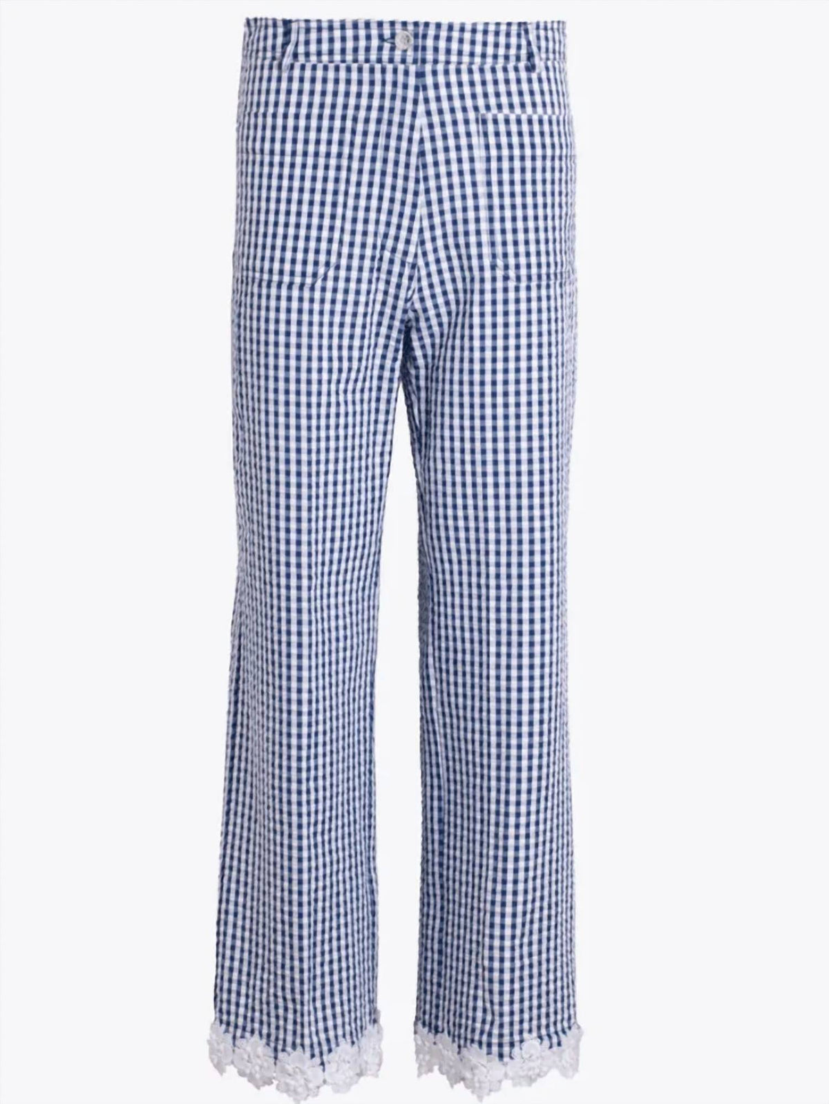 Vilagallo - Gingham Lace Trousers