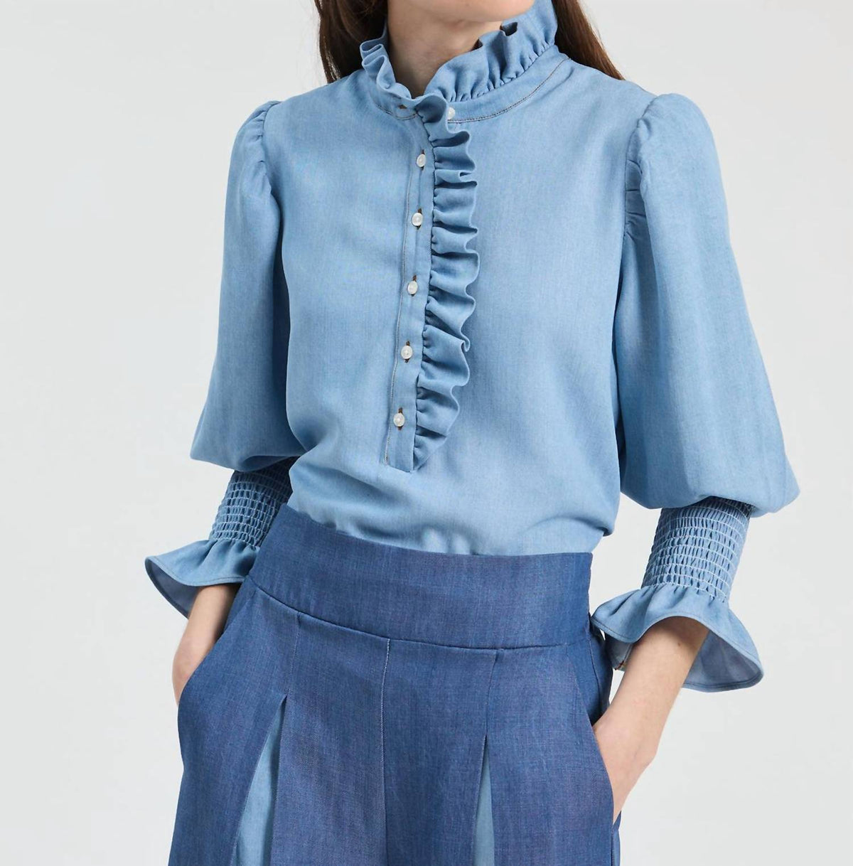Vilagallo - Gomitas Ruffle Blouse
