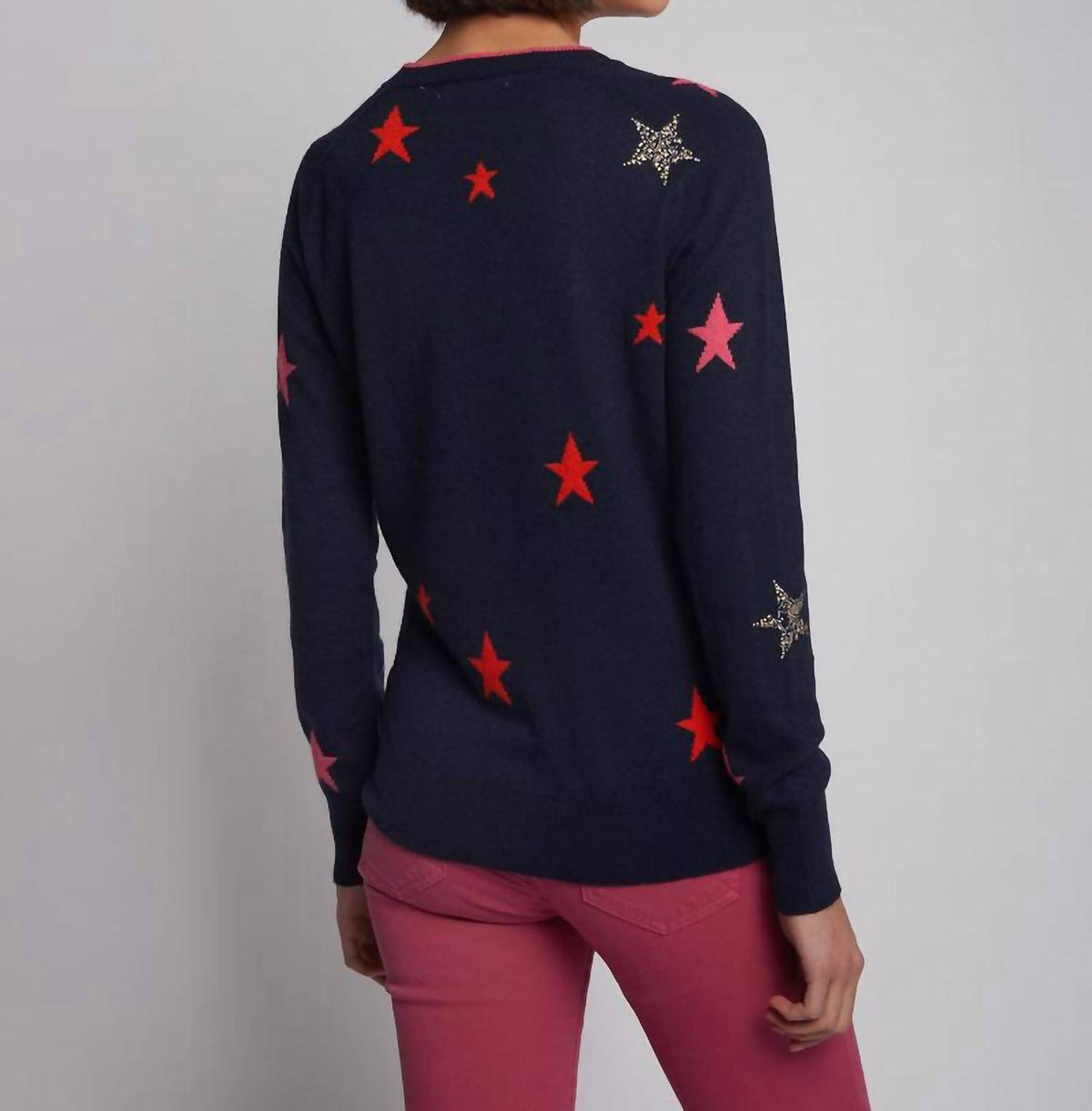 INTARSIA STARS SWEATER