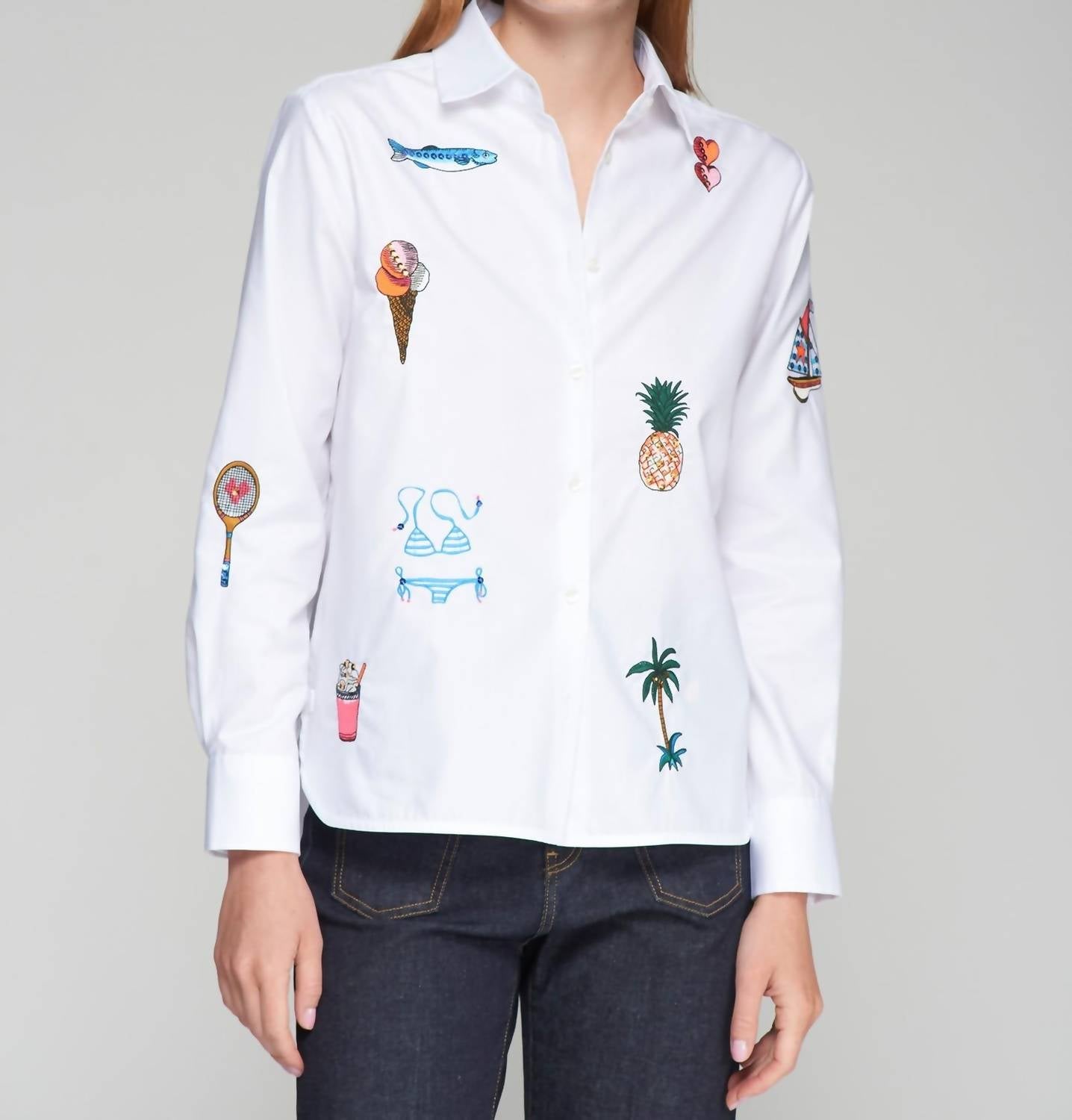 Vilagallo - Isa Blouse - blouses - clothing - cotton