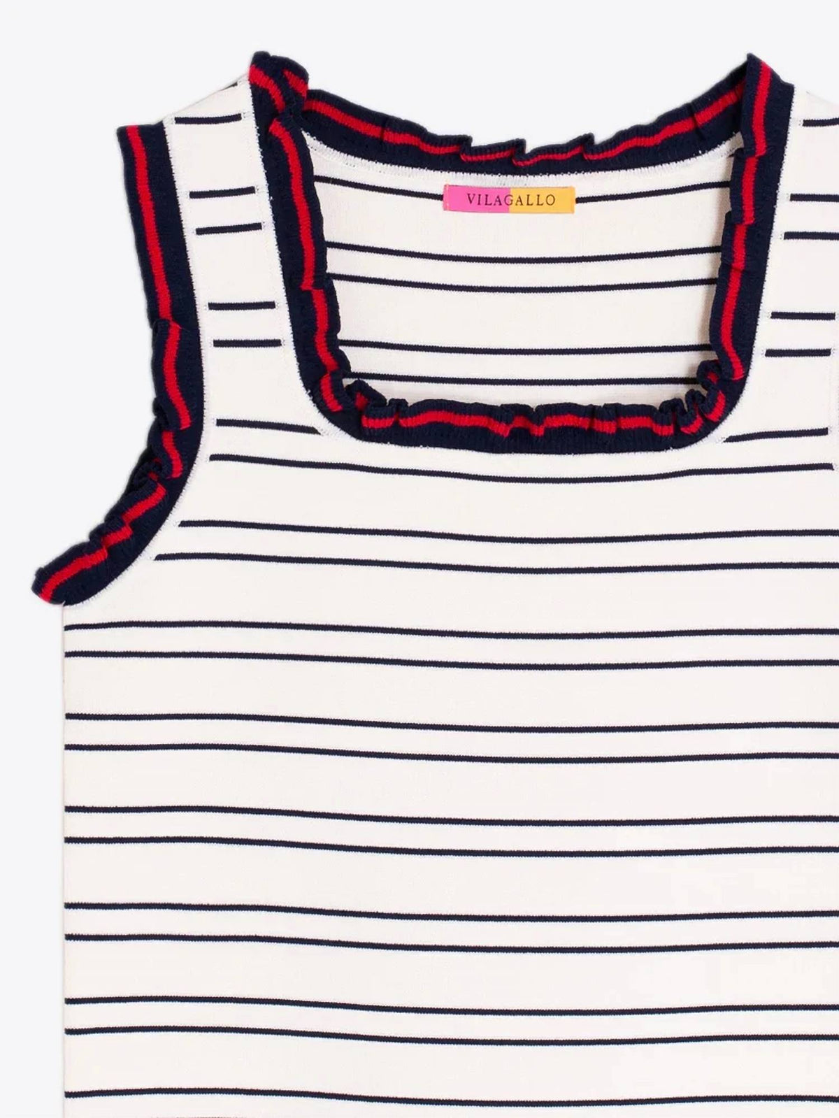 Vilagallo - Knit Stripe Tank Top