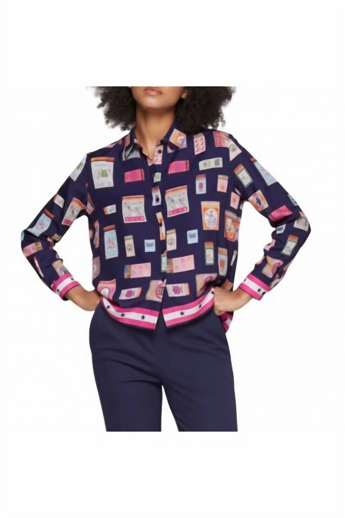 Vilagallo - Match Box Button Shirt