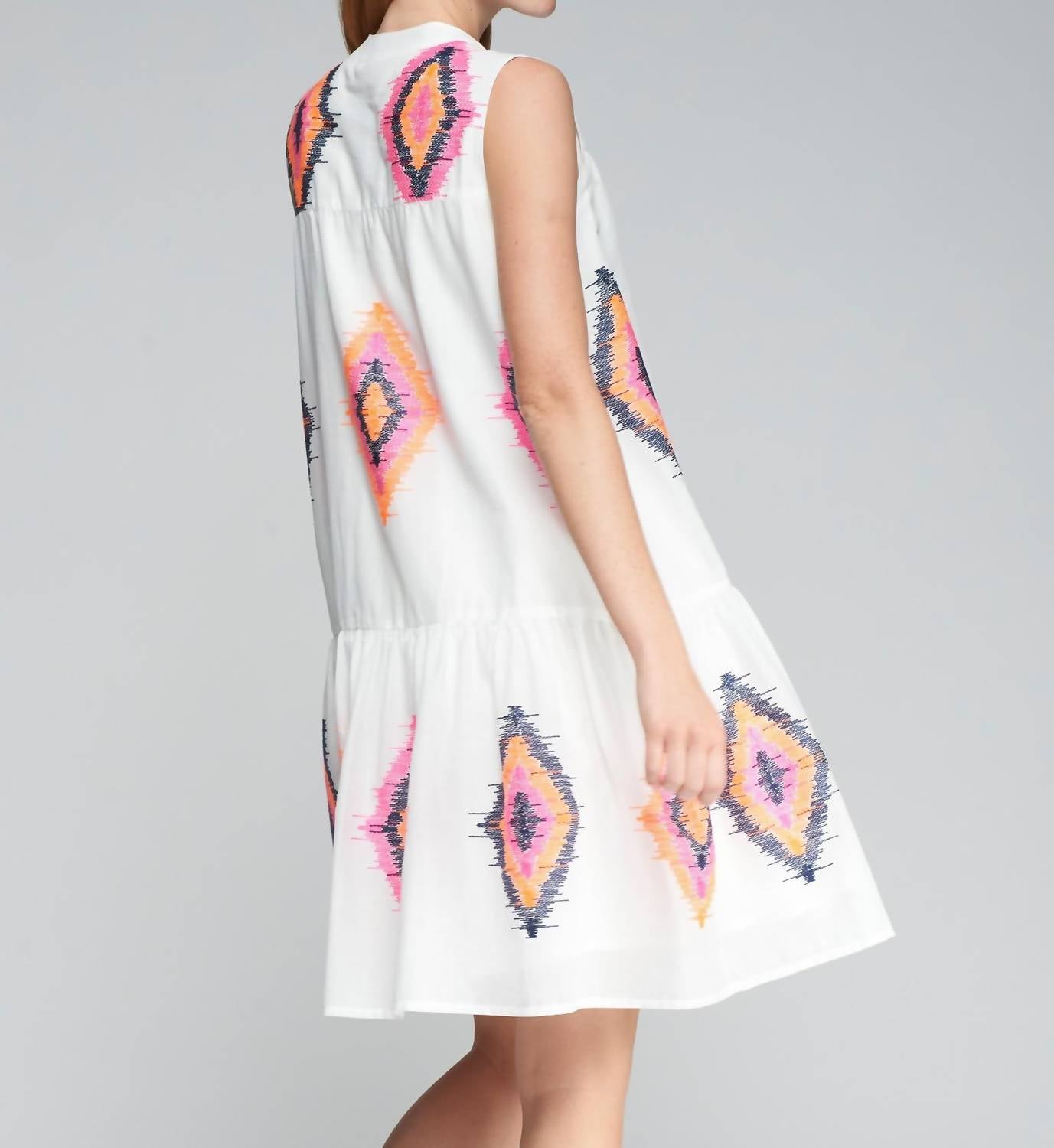 Vilagallo - Short Sleeveless Dress - clothing - collection:Graddresses(Auto) - cotton