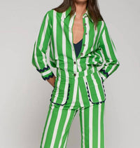 Vilagallo - Striped Cuffs Shirt