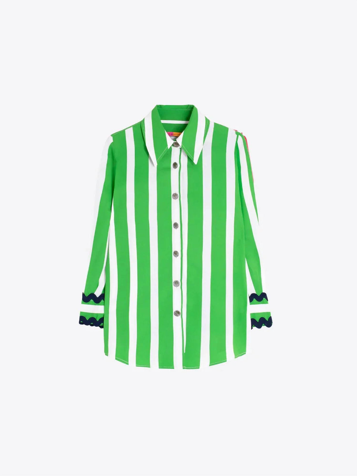 Vilagallo - Striped Cuffs Shirt