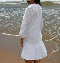 Vilagallo - Taylor Eyelet Dress - clothing - collection:Graddresses(Auto) - cotton