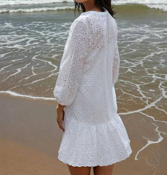 Vilagallo - Taylor Eyelet Dress - clothing - collection:Graddresses(Auto) - cotton