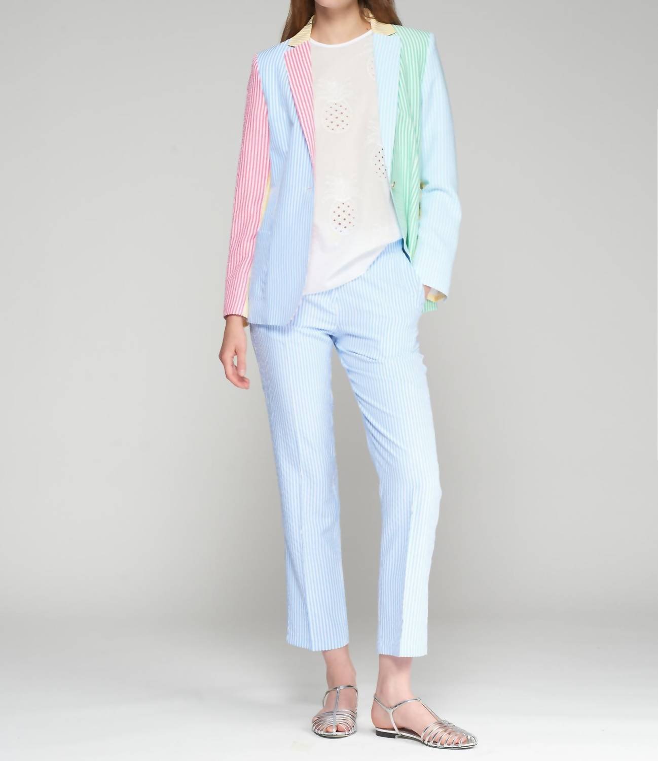 Vilagallo - Tiffany Pant - blue - clothing - pants