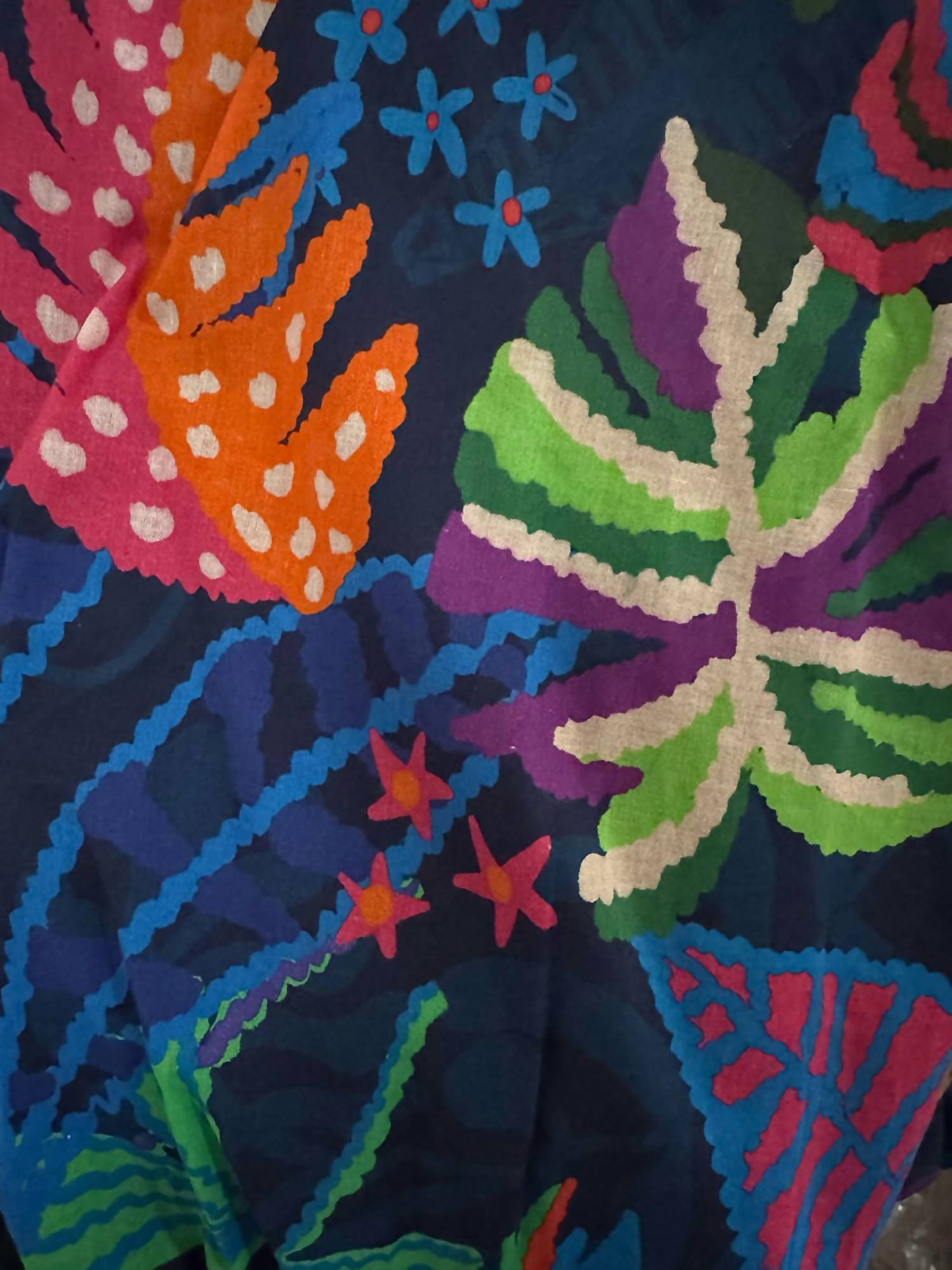 Vilagallo - Tora Midi Dress - blue - clothing - cotton