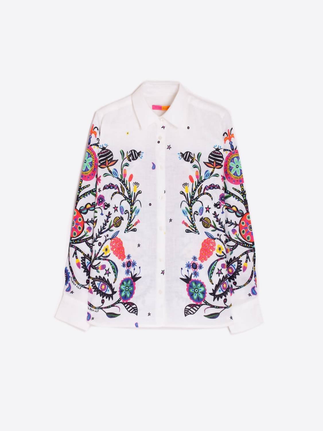 Vilagallo - Tree Of Life Linen Shirt - button - down - shirts - clothing - linen