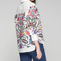Vilagallo - Tree Of Life Linen Shirt - button - down - shirts - clothing - linen