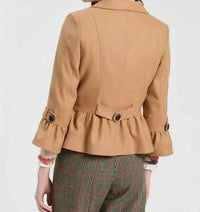 Vilagallo - Tweed Ruffle Sleeve Jacket