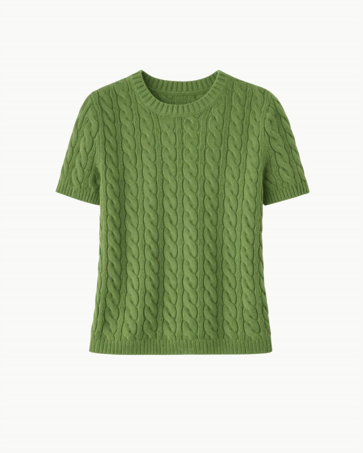 Vince - Cashmere Blend Cable Knit Tee