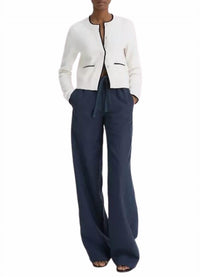 Vince - Contrast Cardigan - cardigans - clothing - patterned