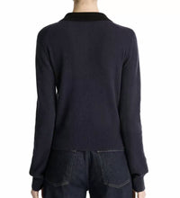 Vince - CONTRAST COLLARED SWEATER