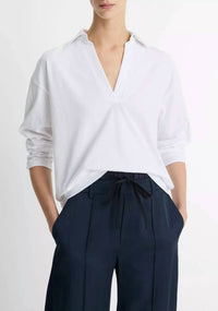 Vince - Easy Long Sleeve Polo Top