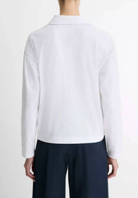 Vince - Easy Long Sleeve Polo Top