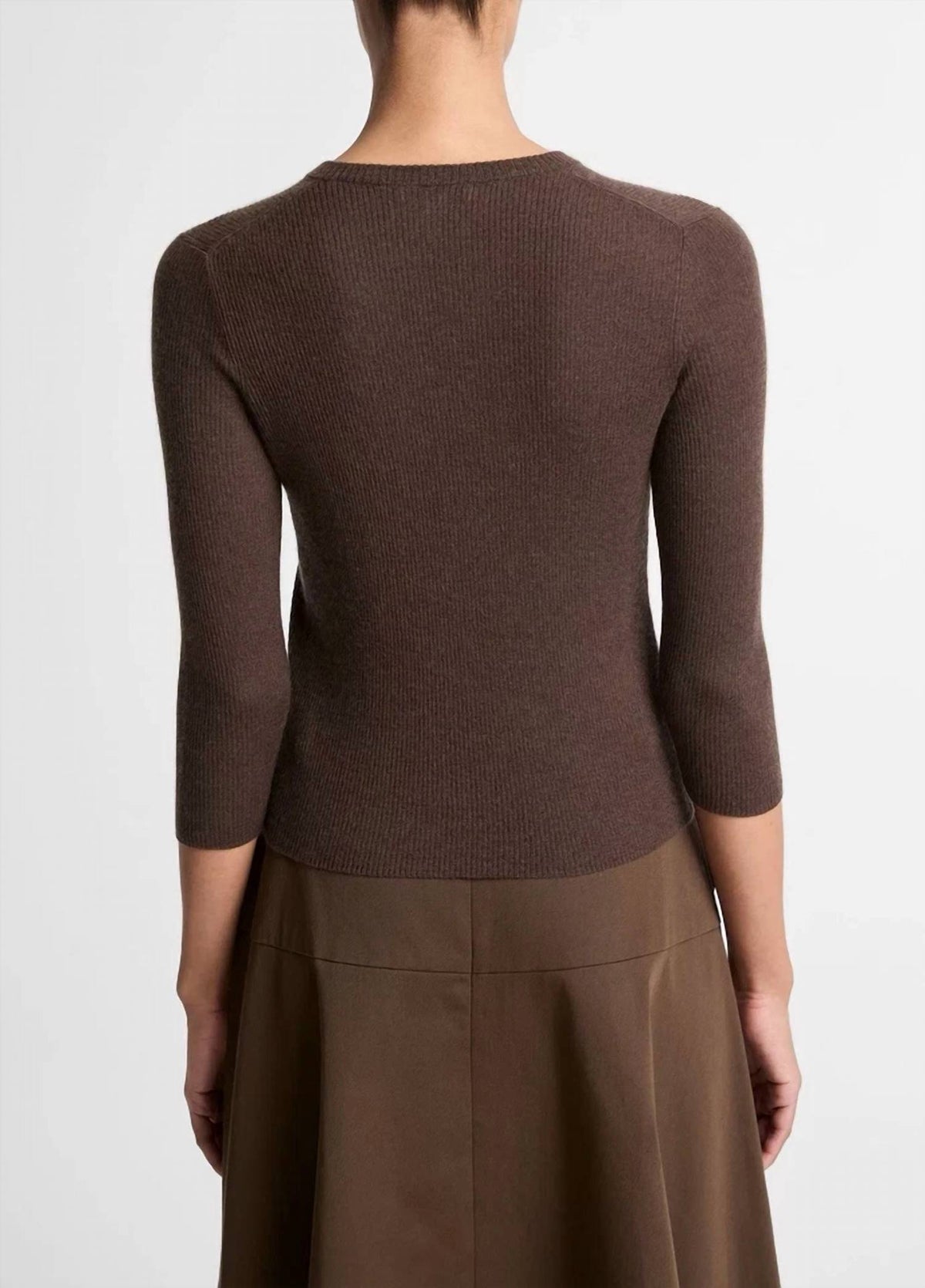 Vince - HIGH V-NECK TOP