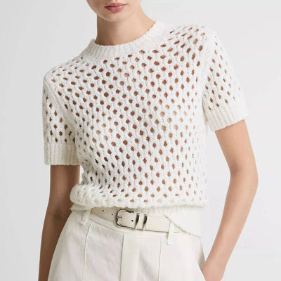 Vince - Honeycomb Boxy Tee