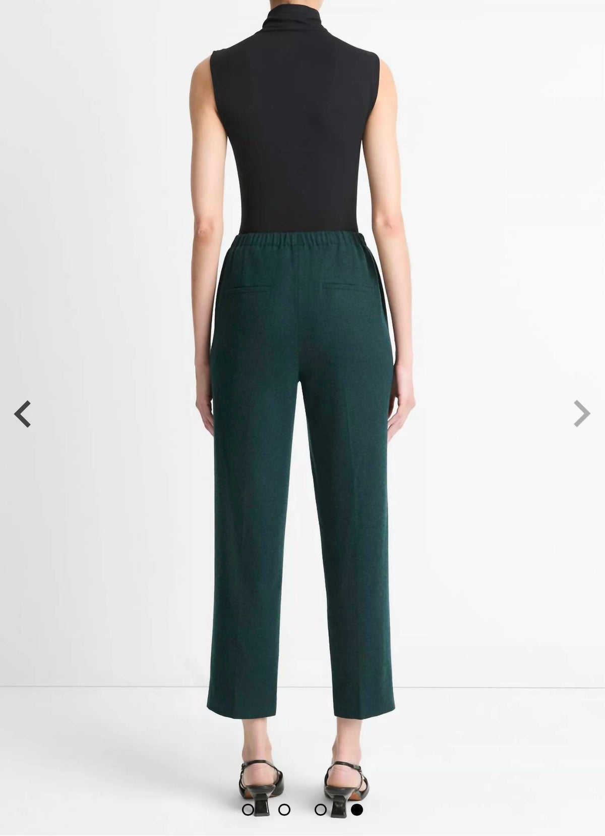 Vince - Italian Flannel Mid-Rise Easy Pull-On Pant