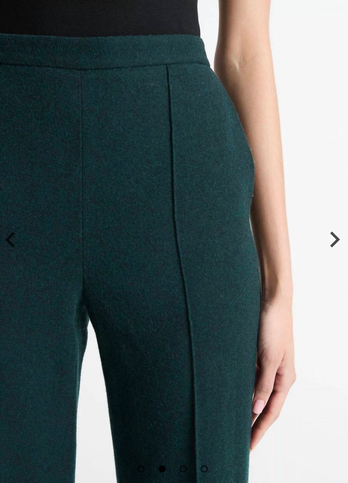 Vince - Italian Flannel Mid-Rise Easy Pull-On Pant