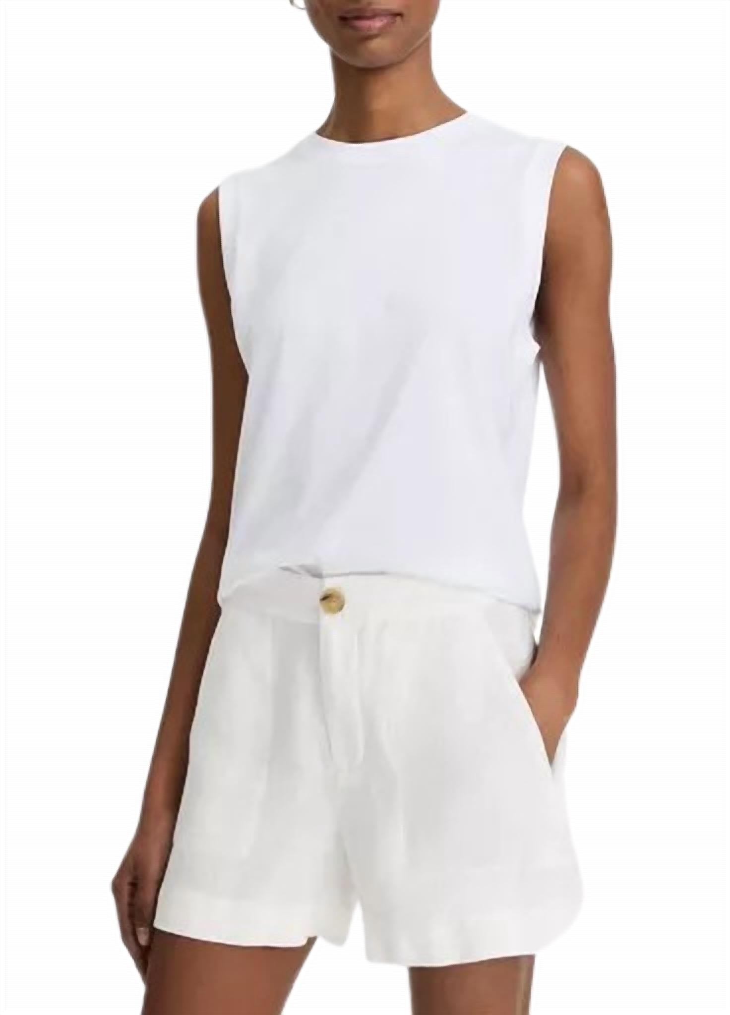 Vince - Mid Rise Hemp Short - clothing - hemp - jean - shorts