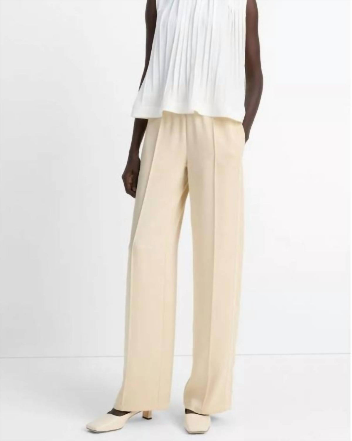 Vince - MID RISE SIDE STRAP PULL ON PANT